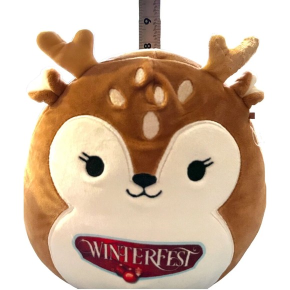 Dawn The Fawn Deer 8" Winterfest Exclusive Official Kellytoy Squishmallow - Picture 7 of 7